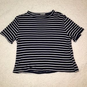 Navy/ white striped T !!